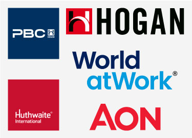 Peter Berry Consultancy, Hogan Assessments Systems, Huthwaite International, Aon Assessments, WorldatWork